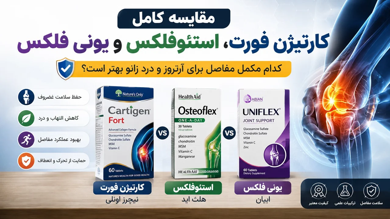 راهنمای خرید بهترین مکمل مفاصل